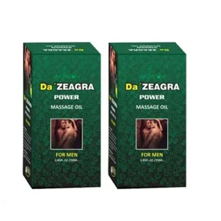 Da Zeagra Power Massage Oil Combo Pack